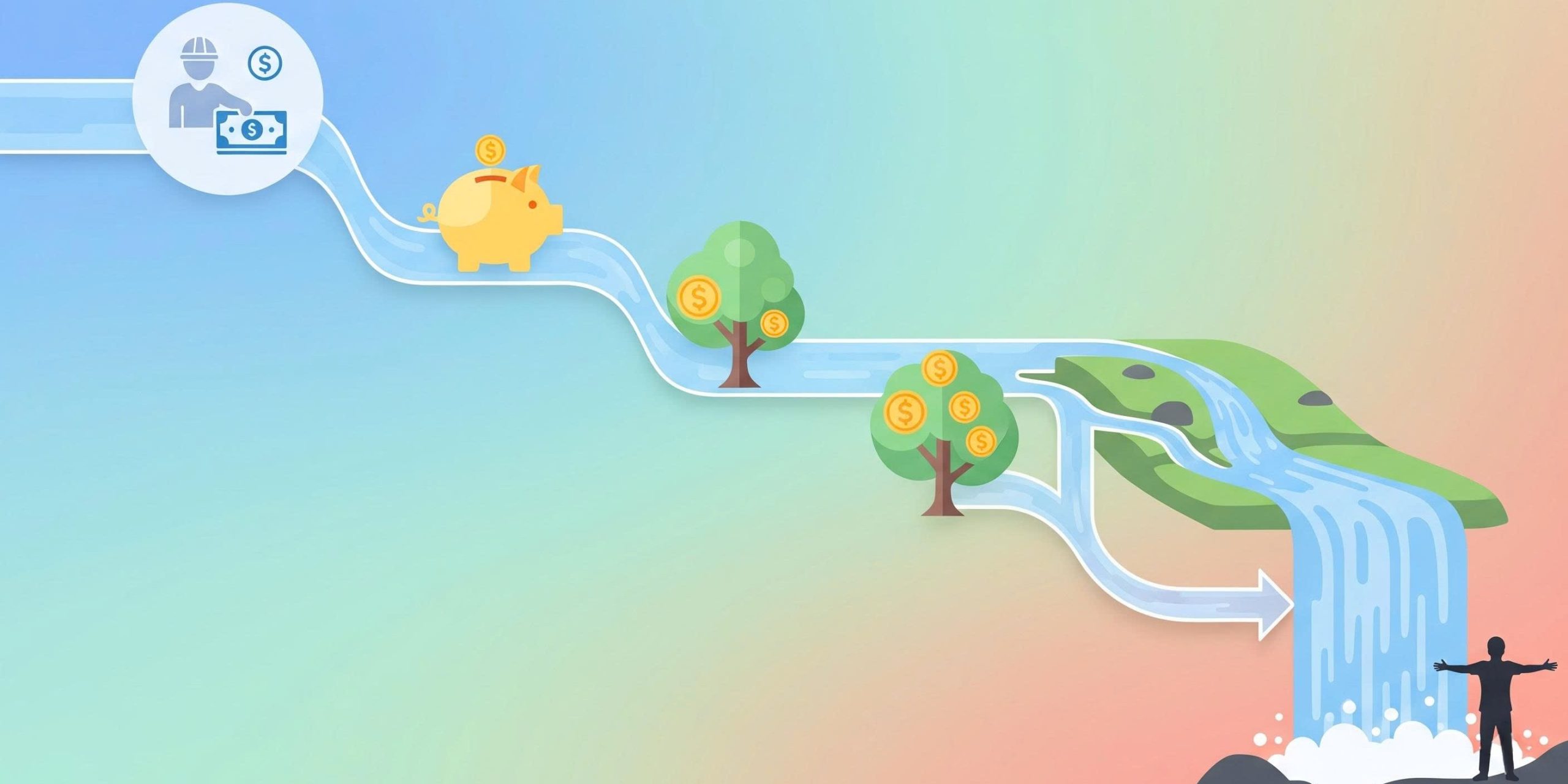 How to Turn Salary Into Freedom A Step-by-Step Wealth Waterfall Example