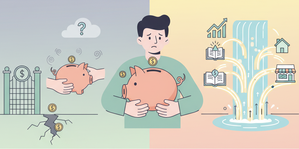 The Biggest Money Mistake Confusing Saving with Wealth Building